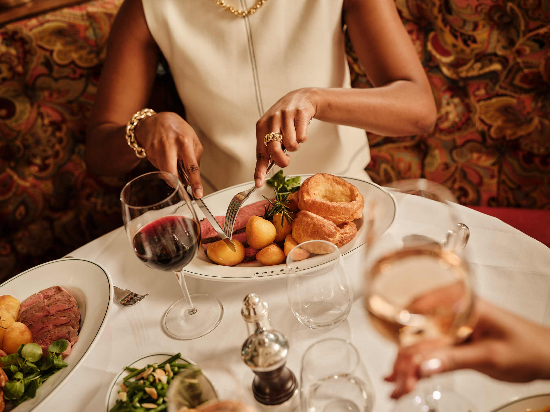 Sunday Roast menu at The Ivy.