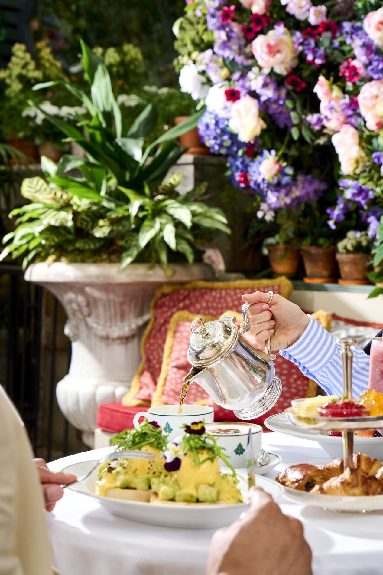 Breakfast menu at The Ivy.