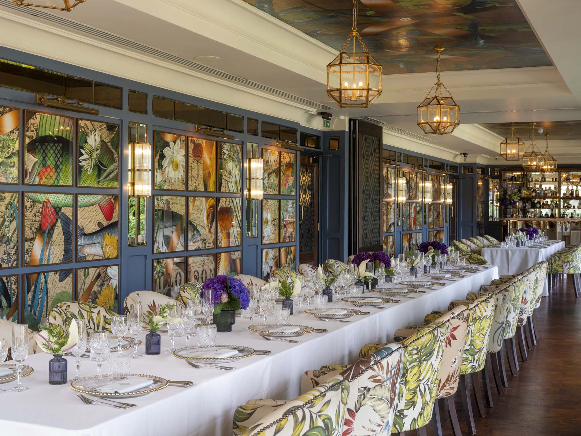 the London Bridge room at the Ivy Tower Bridge