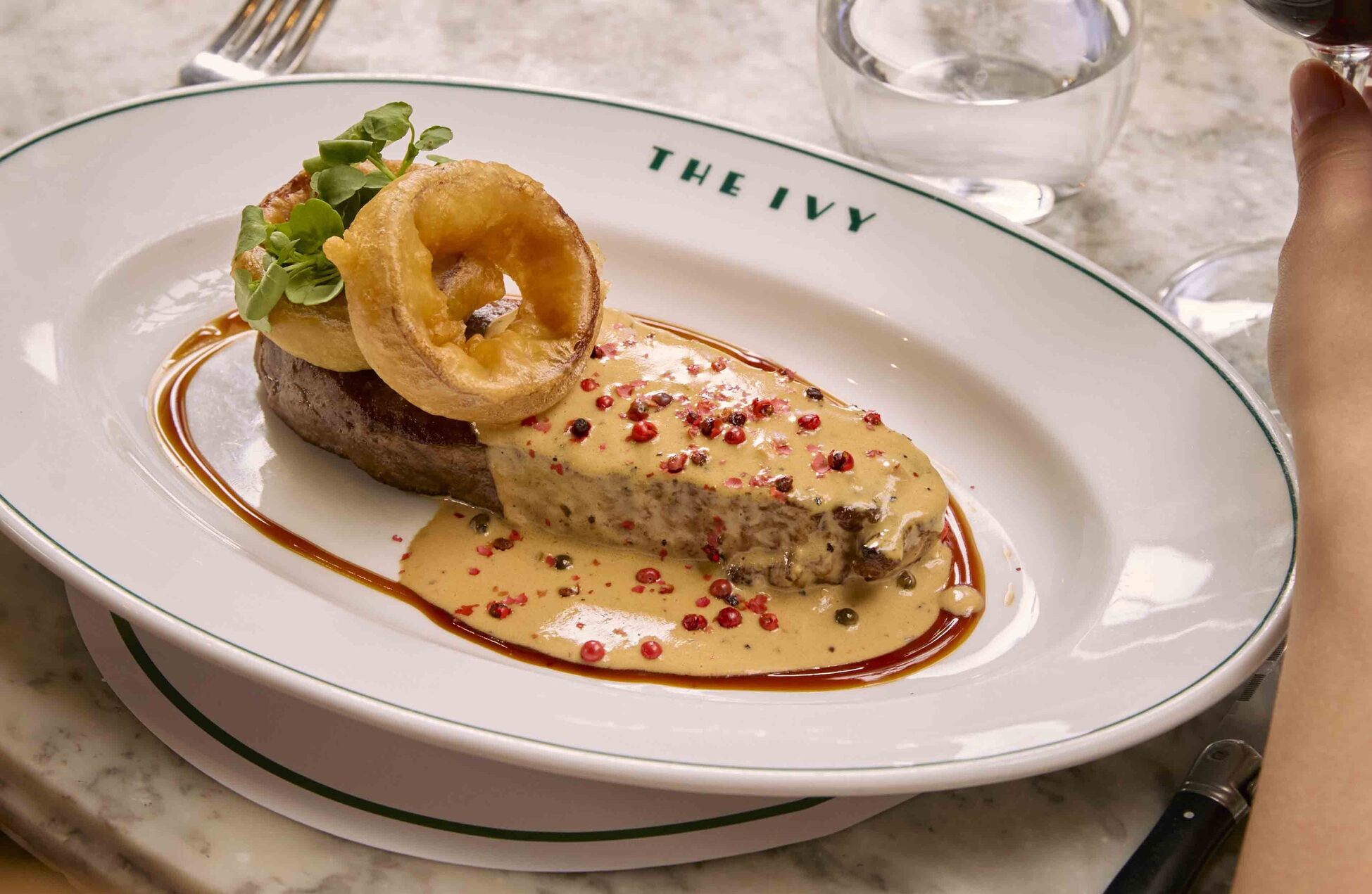 horse racing special menu at the ivy