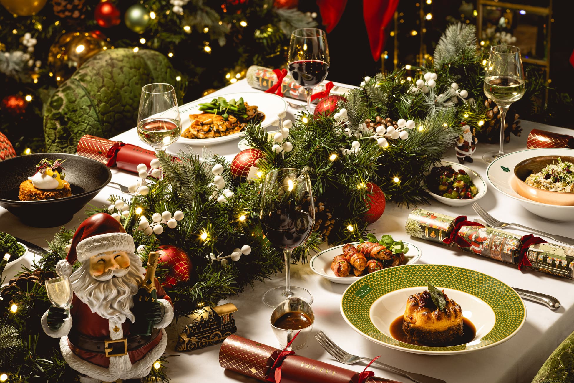 festive menu at the ivy