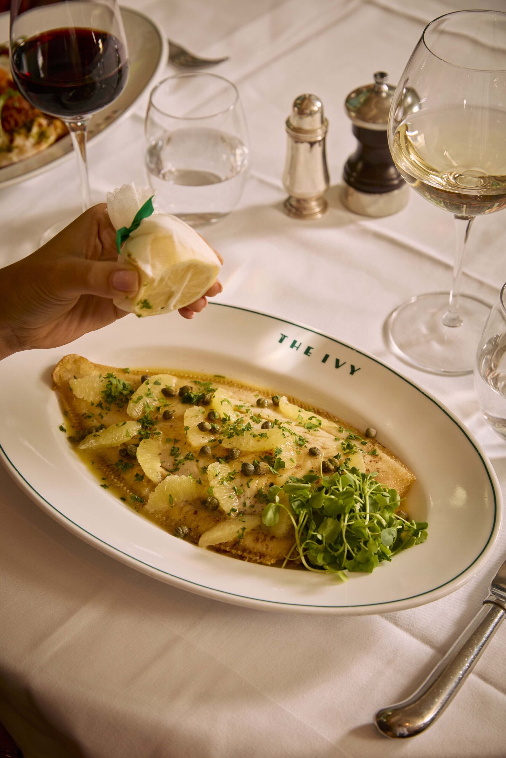 fish dish available at the ivy