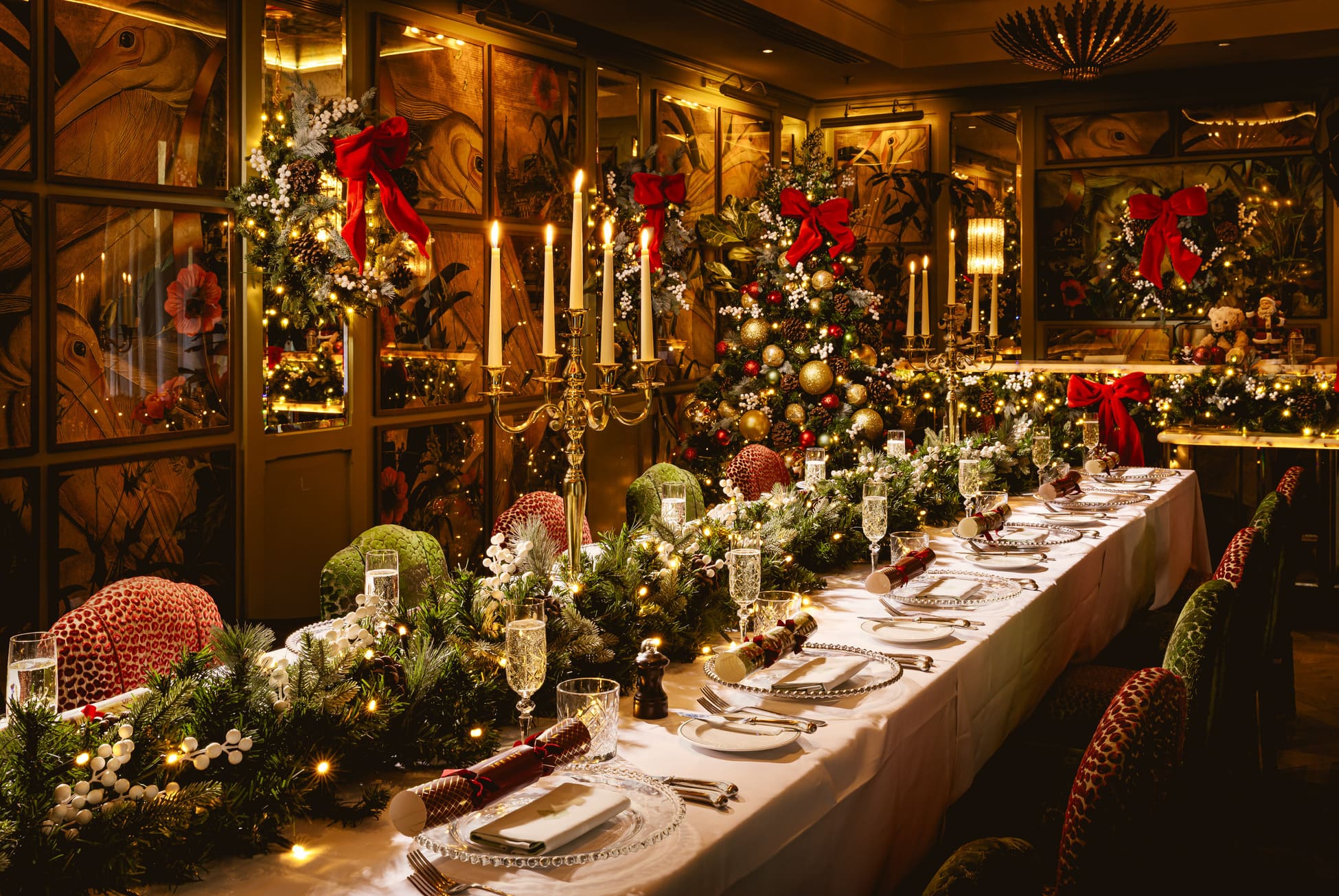 festive private dining hire at the ivy