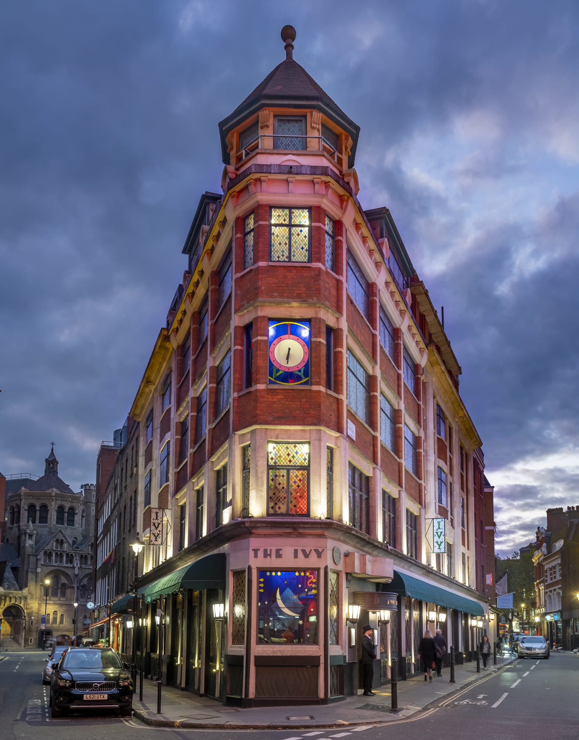 the exterior of the ivy