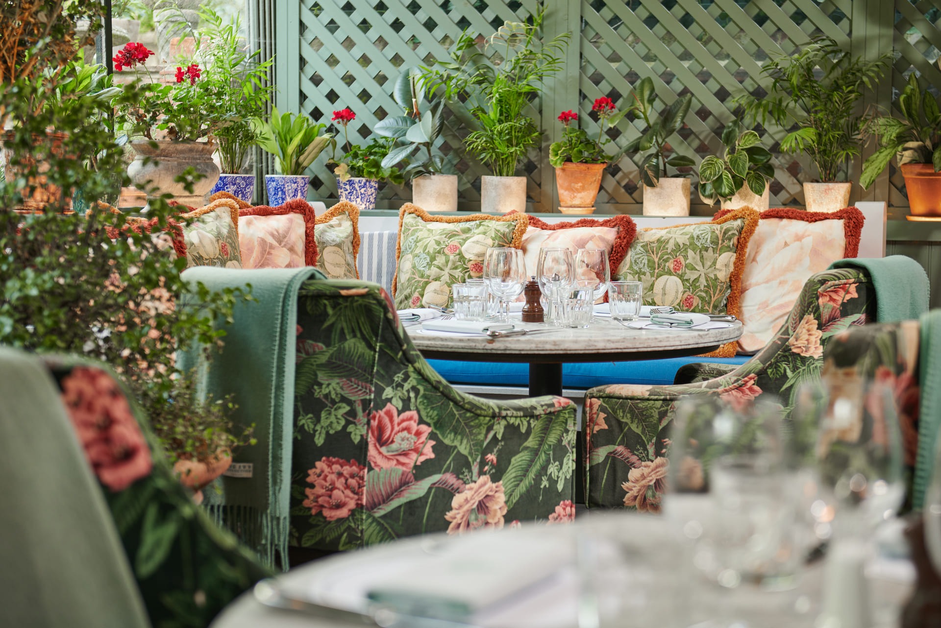 the terrace at the ivy marlow