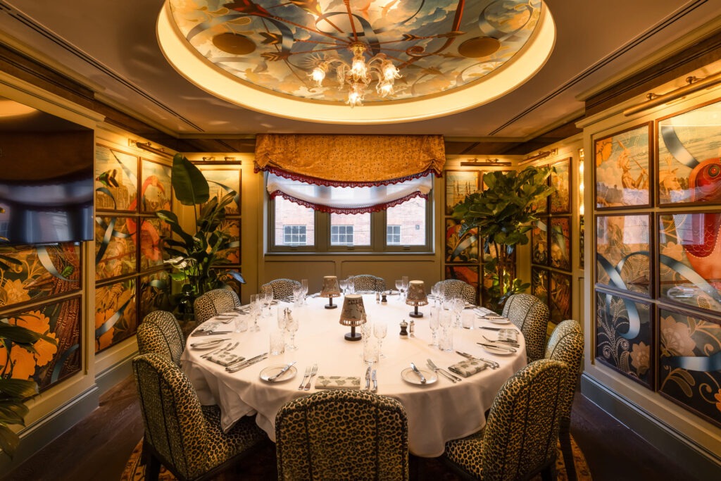 The outlaw room at the ivy nottingham brasserie