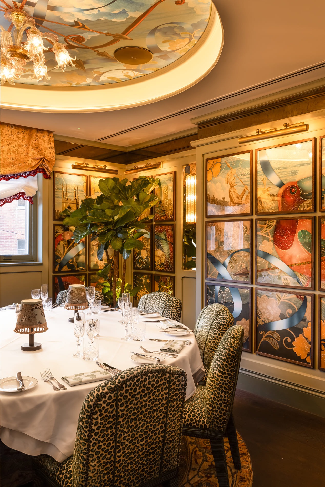 beautifully appointed table at the ivy nottingham