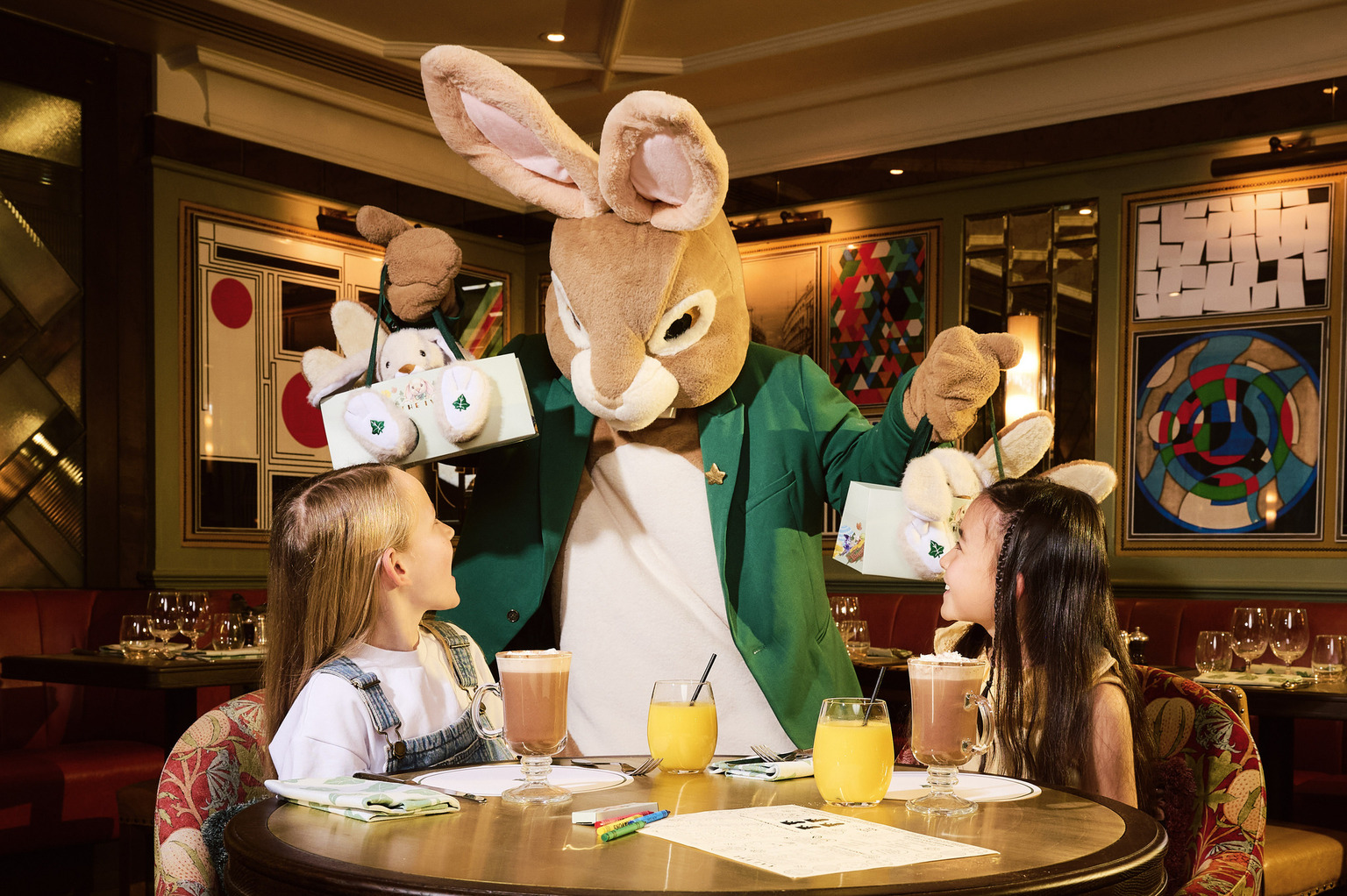 breakfast with the bunny event at the ivy