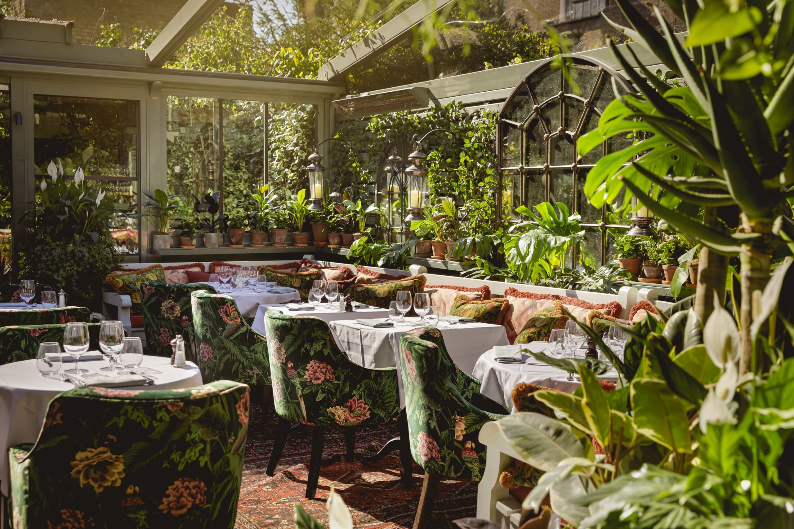 chelsea flower show at the ivy chelsea garden