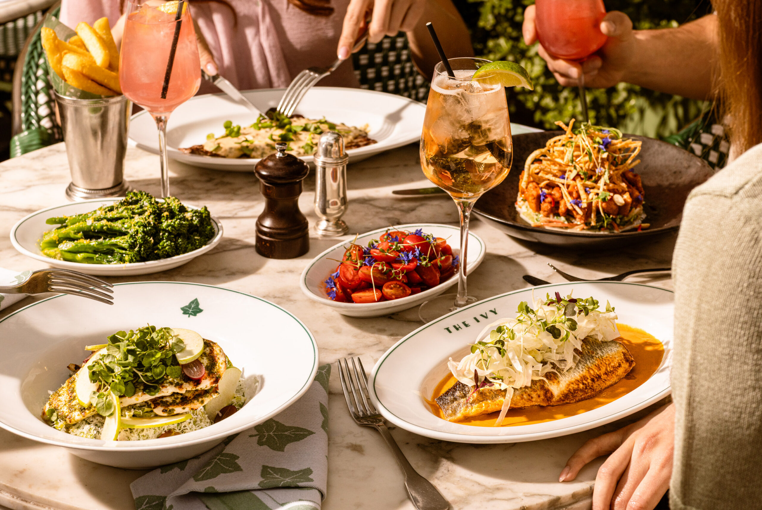 ivy collection heritage menu