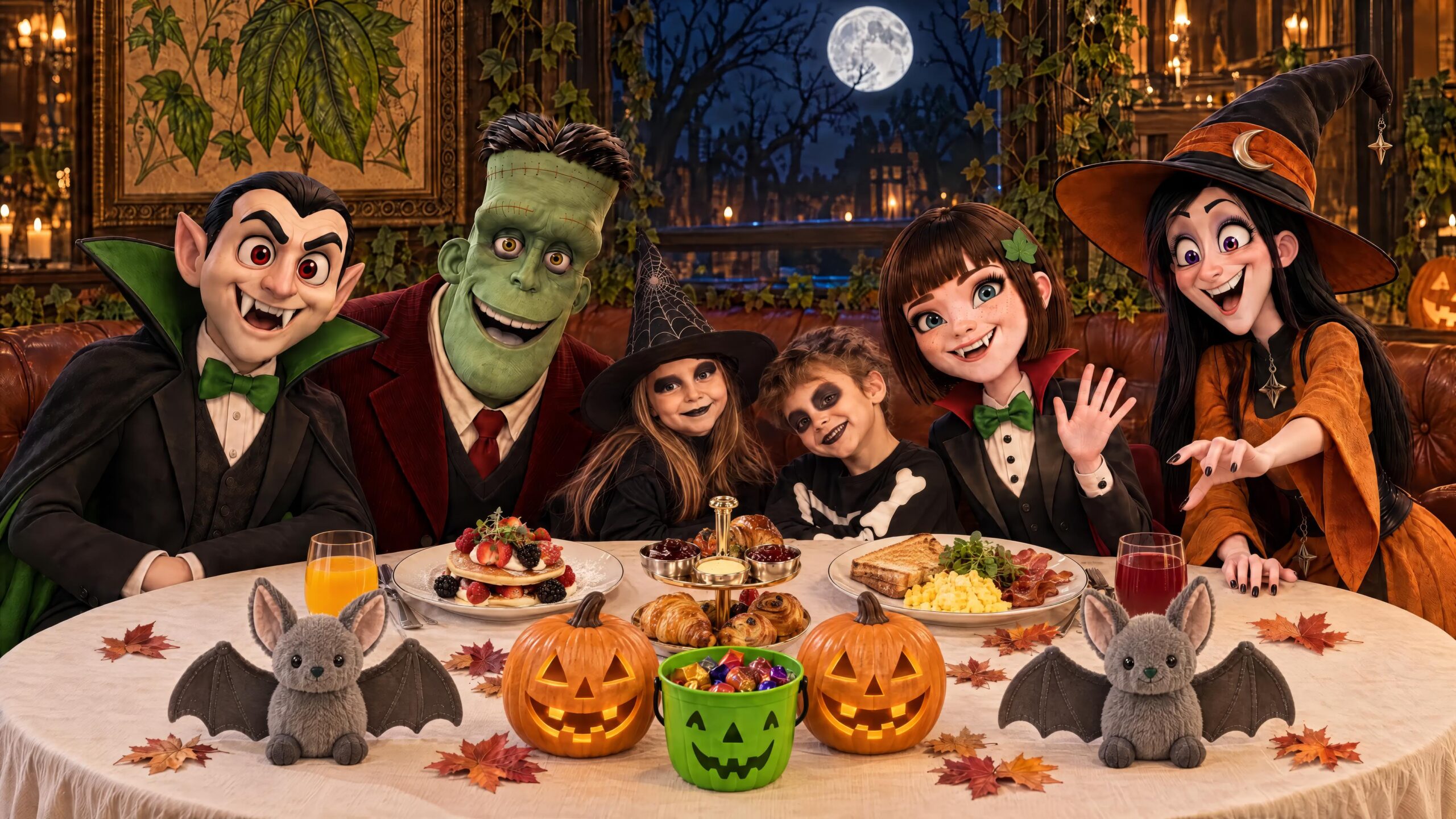 halloween breakfast at the ivy