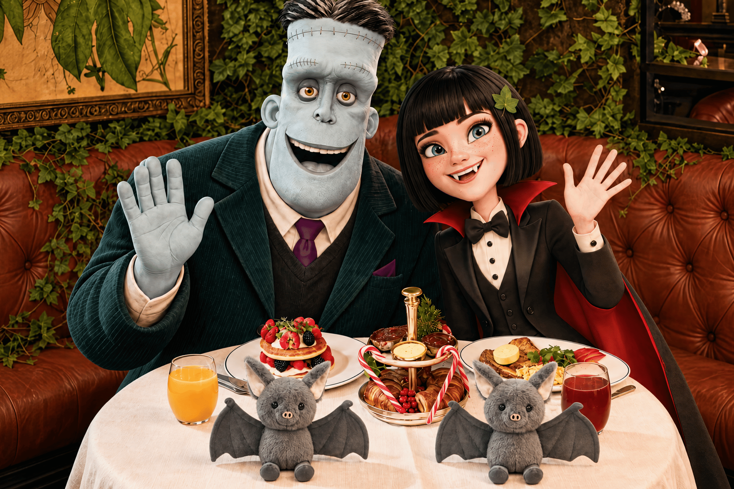 halloween breakfast at the ivy