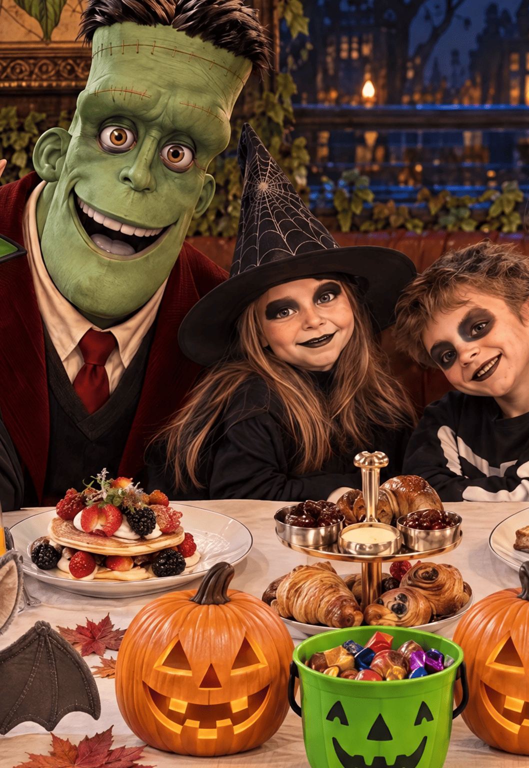 breakfast halloween events at the ivy with classic halloween characters
